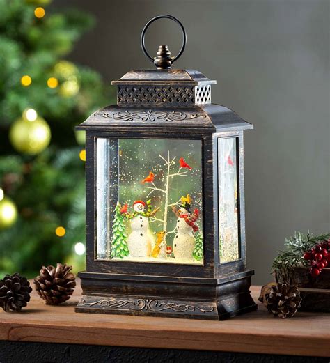 snowglobe lantern